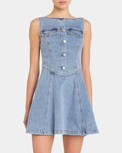 Load image into Gallery viewer, AU Scorpio Denim Dress in Destiny Wash