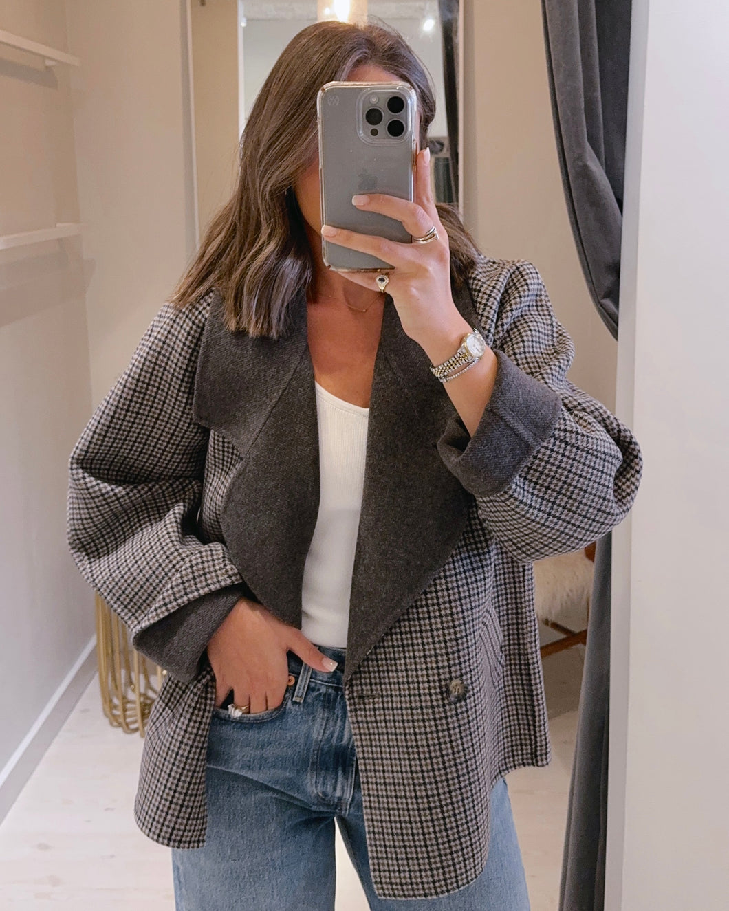 FD45jc0bc7030 Cameron Coat in Dorset Plaid