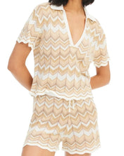 Load image into Gallery viewer, Chevron Knit Pullover in Sand
