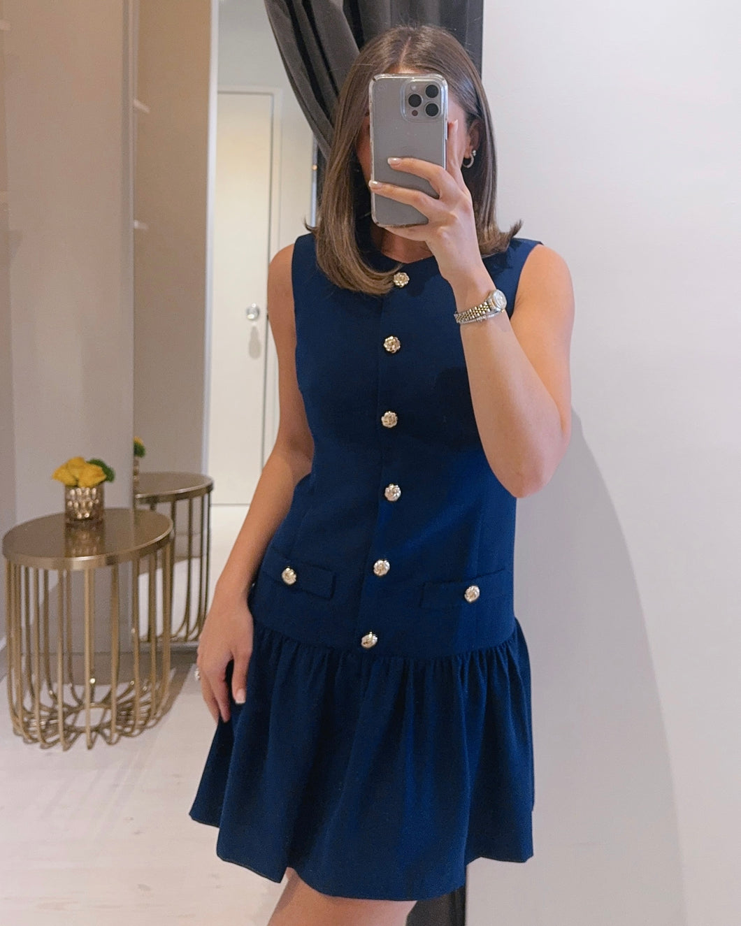Oaklyn Dress in Navy
