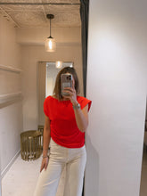 Load image into Gallery viewer, Elroy Chiffon Shirt in Candy Apple
