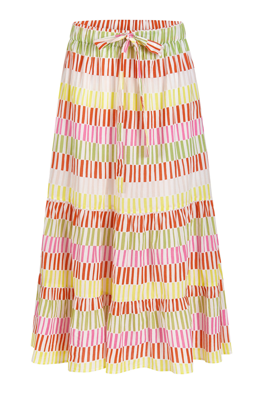 Market Skirt in Sherbert Stripe