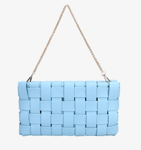 Lindy Woven Clutch