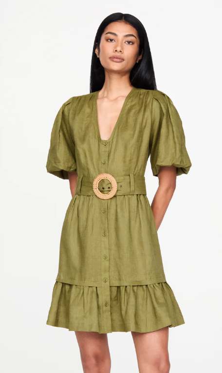 Gwyneth S/S Belted Dress