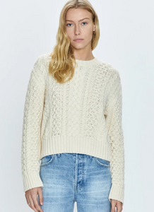 Quinn Shrunken Fisherman Sweater