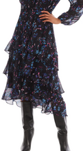 Load image into Gallery viewer, Ella Midi Skirt in Black Floral
