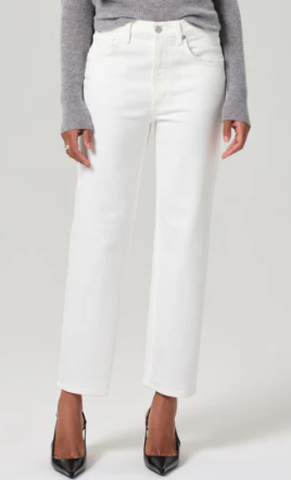 Palma Straight Jean in Soft White