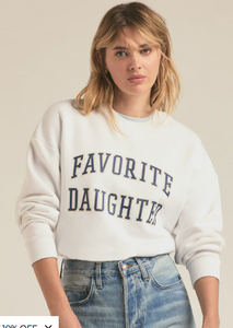 Collegiate Sweatshirt in White