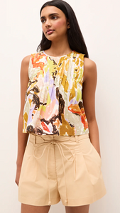 Letta Floral Swing Tank in Bouquet