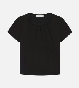 The Gathered Tee in Black