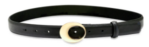 Hayworth Belt in Black/Gold