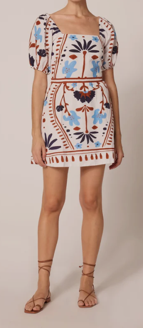 Mariana Mini Dress in Liliana Print