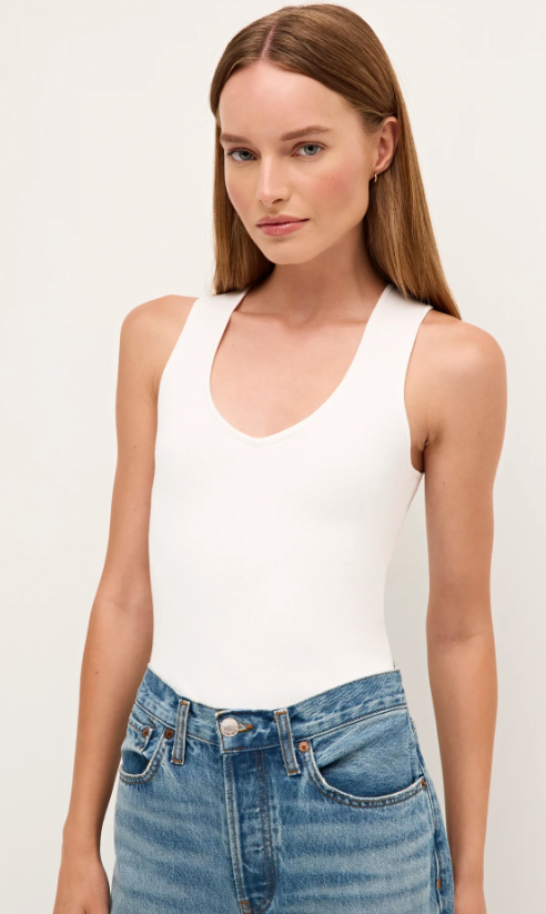 Miranda Tank in White