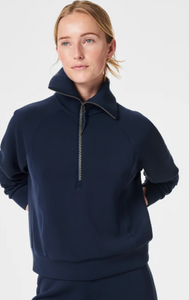 Air Essentials Half Zip in Navy