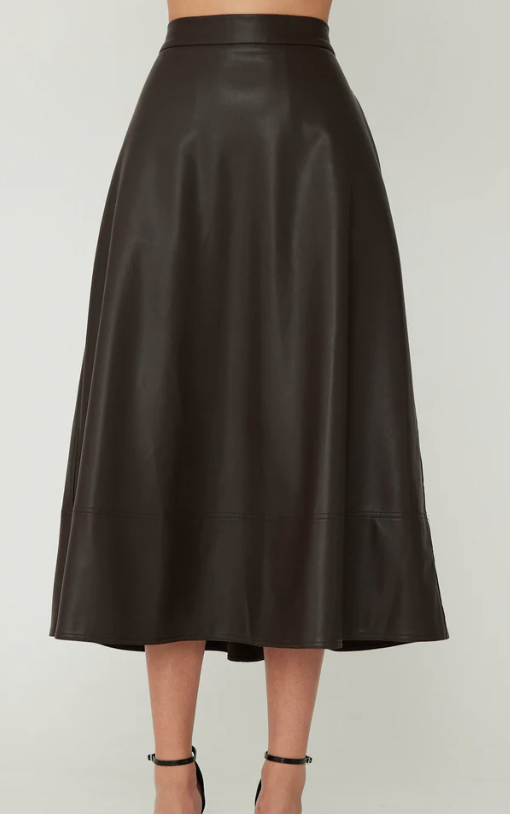 Aline Vegan Skirt in Mocha