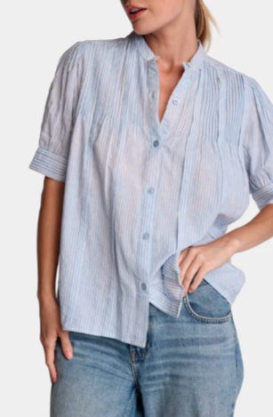 Fey Puff Sleeve Button Down