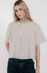 LTL Katrina Delicate Top in White Swan