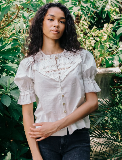 LTL Sophie Top in Bright White