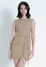 Load image into Gallery viewer, KG34015 Zara Mini Dress in Camel
