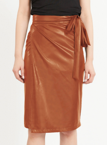 Ca7216 Peyton Vegan Skirt in Tobacco