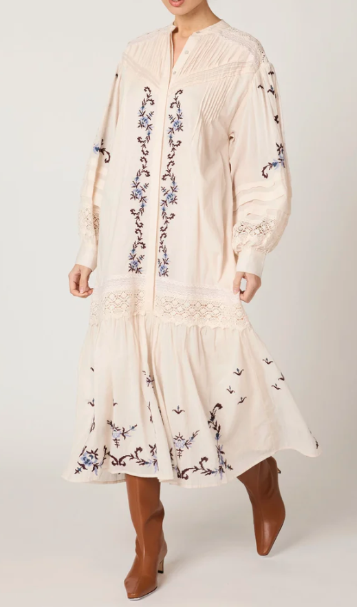 Cm25Fa102659 Heidi Boho Midi Dress