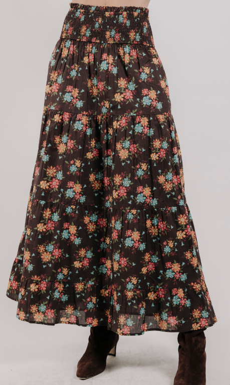 l2508-8916 Luelle Maxi Skirt in Lynda Anna