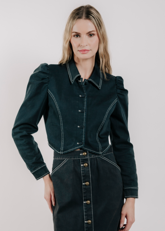 l2508-425 Aurore Jacket in Pagent Blue