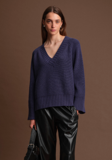 d9330d Chad Vneck Sweater in Navy