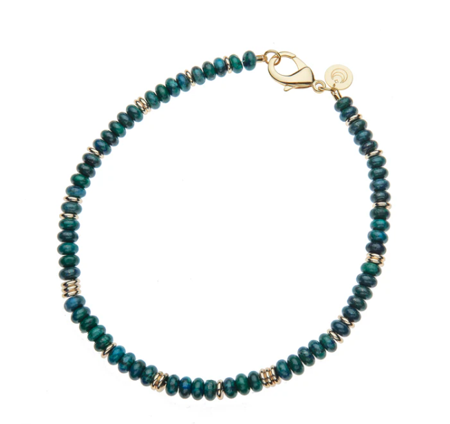 Jw Gumdrop Necklace in Malachite