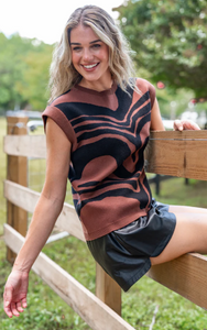 Leo SS Sweater in Canyon