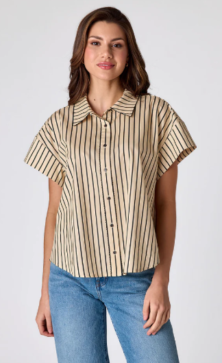 Albie Top in Petit Stripe
