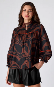 Worth LS Blouse in Canyon