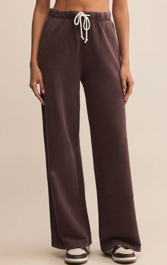 Hunter Knit Pant in Chocolate Cherry