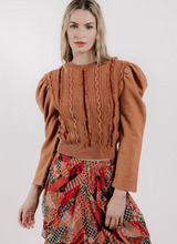Load image into Gallery viewer, Liv Knit Pullover in Caramel
