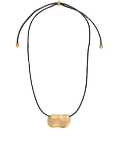 HM Pebble Necklace In Gold/Black