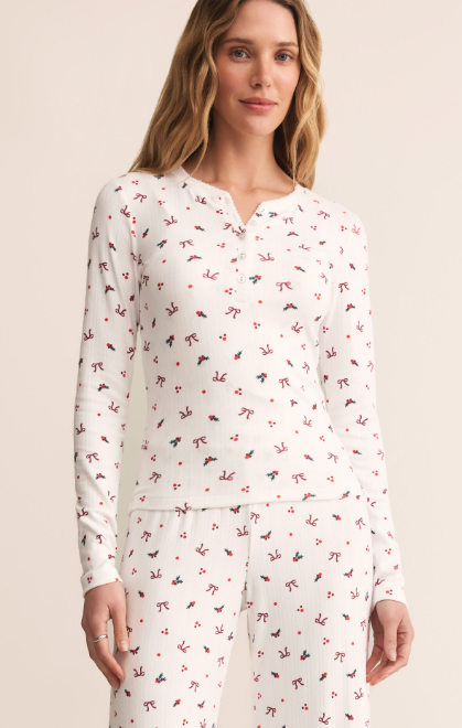 Luxe Holly Long sleeve Lounge Top