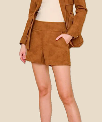 Darron Suede Short in Cider