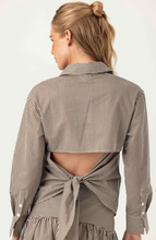 Load image into Gallery viewer, Striped Aster Shirt in Umber
