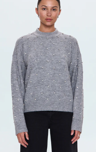 Aura Sparkle Sweater in Charcoal
