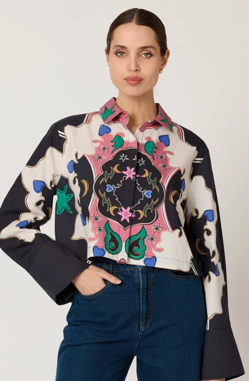 Zoya Blouse in Ester Print