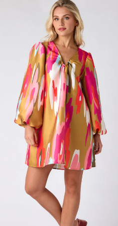 Cr Beckham Mini Dress in The OG