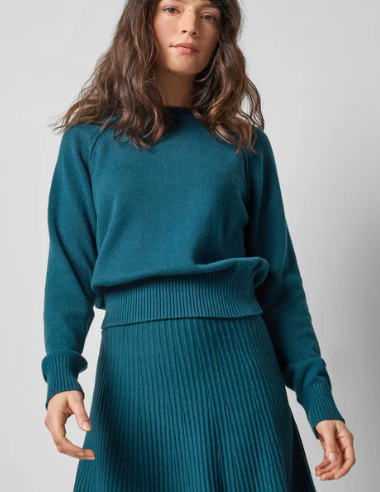 LP Raglan Pullover Sweater in Deep Sea