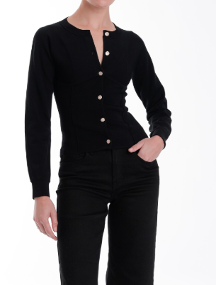KG Cristina Knit Cardigan in Black