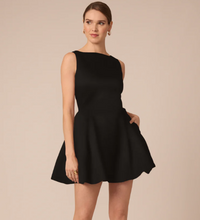 Load image into Gallery viewer, GF Adrianne Fit and Flare Dress in Black
