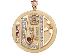 JW Jumbo Love Pendant Necklace