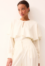 Load image into Gallery viewer, MO  Jayne Blouse in Blanc
