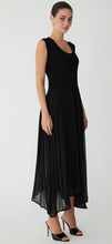 Load image into Gallery viewer, Selima Chiffon Bottom Dress in Black

