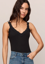 Load image into Gallery viewer, Eve Lace Tank in Black
