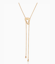Load image into Gallery viewer, Molten Muse Bolo Necklace- Gold
