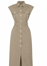 Load image into Gallery viewer, Kove Cotton Dress in Taupe
